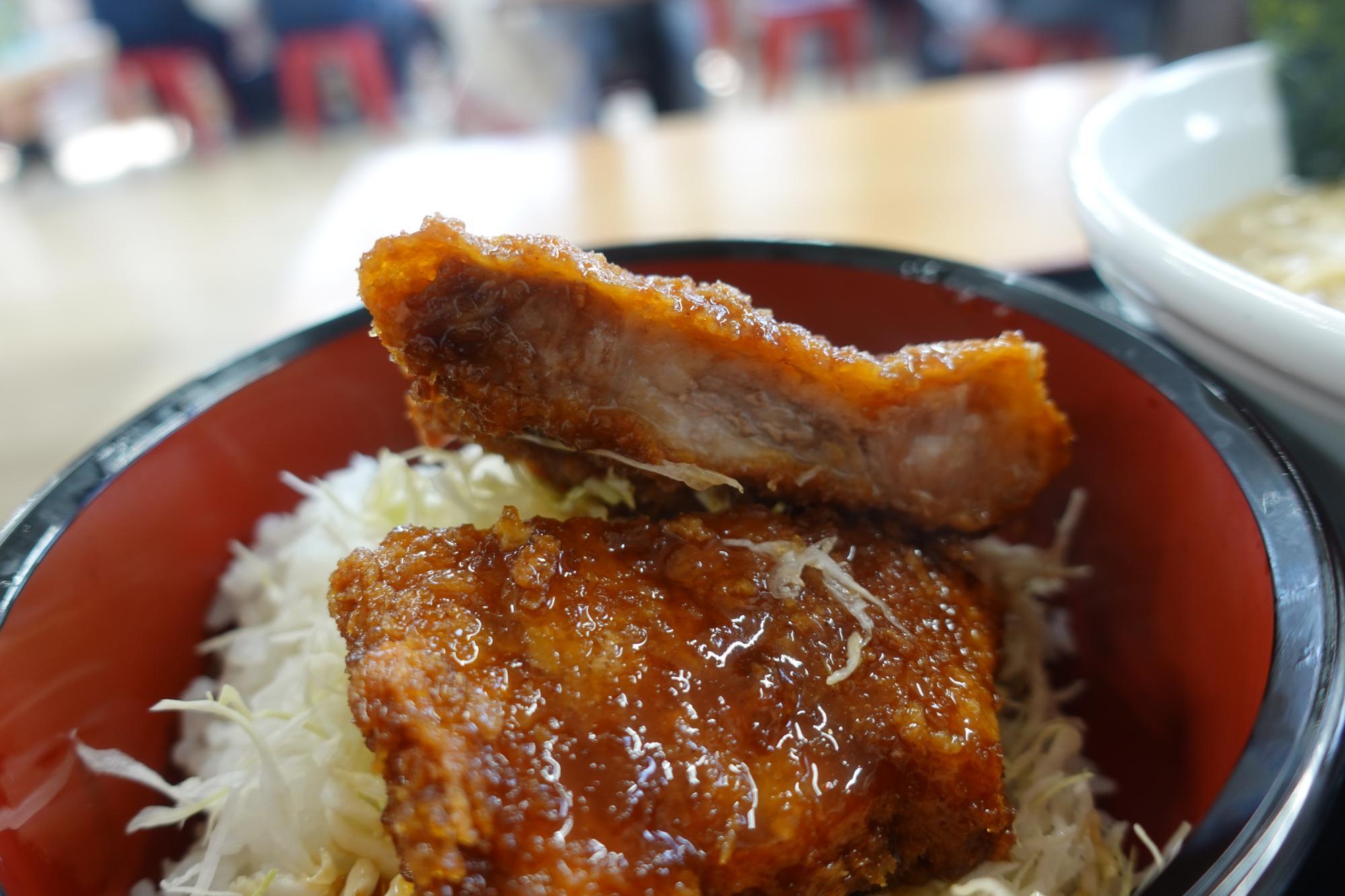 麺とお米の毘沙門天 半ソースカツ丼
