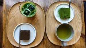 抹茶専門カフェ/濃い春