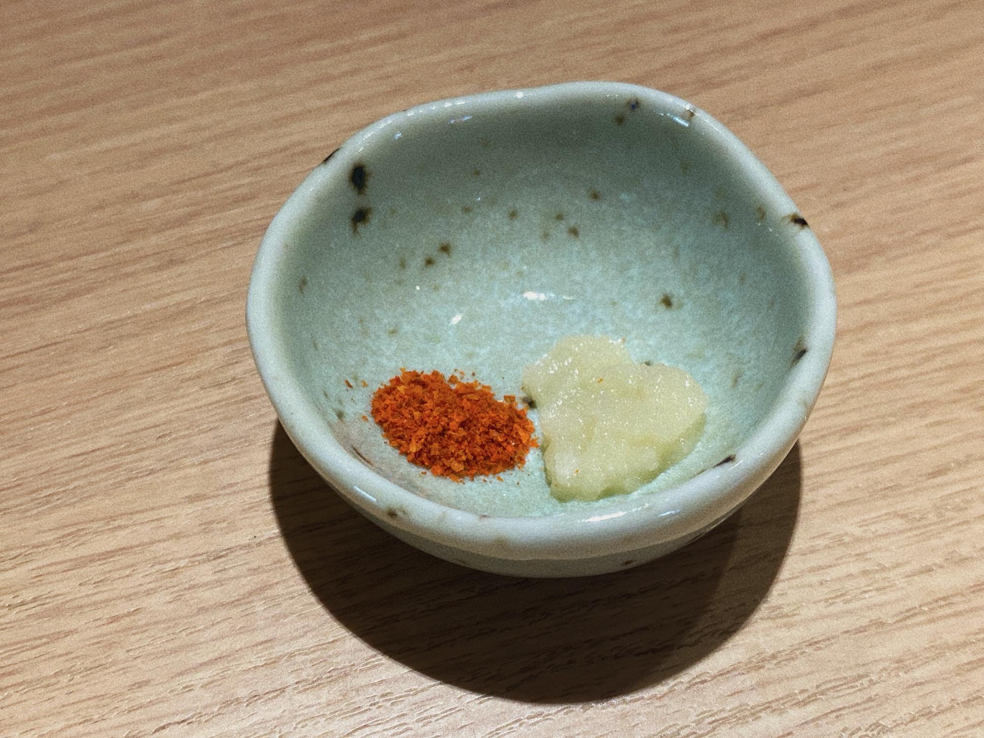 つけ麺 弐瓶(にかめ) 味変調味料