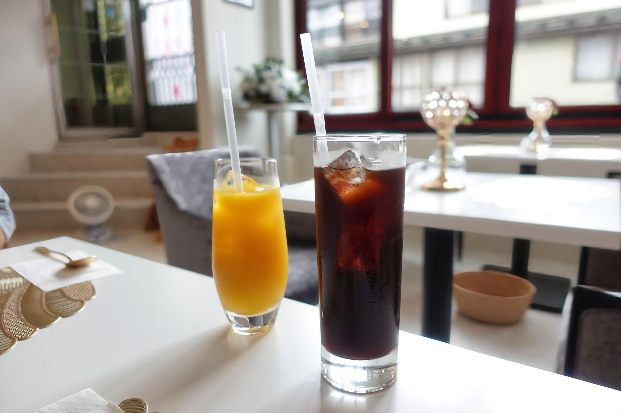バンコクコーナー ドリンク マンゴージュース アイスコーヒー