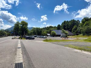 裏磐梯ビジターセンター バス停 五色沼入口