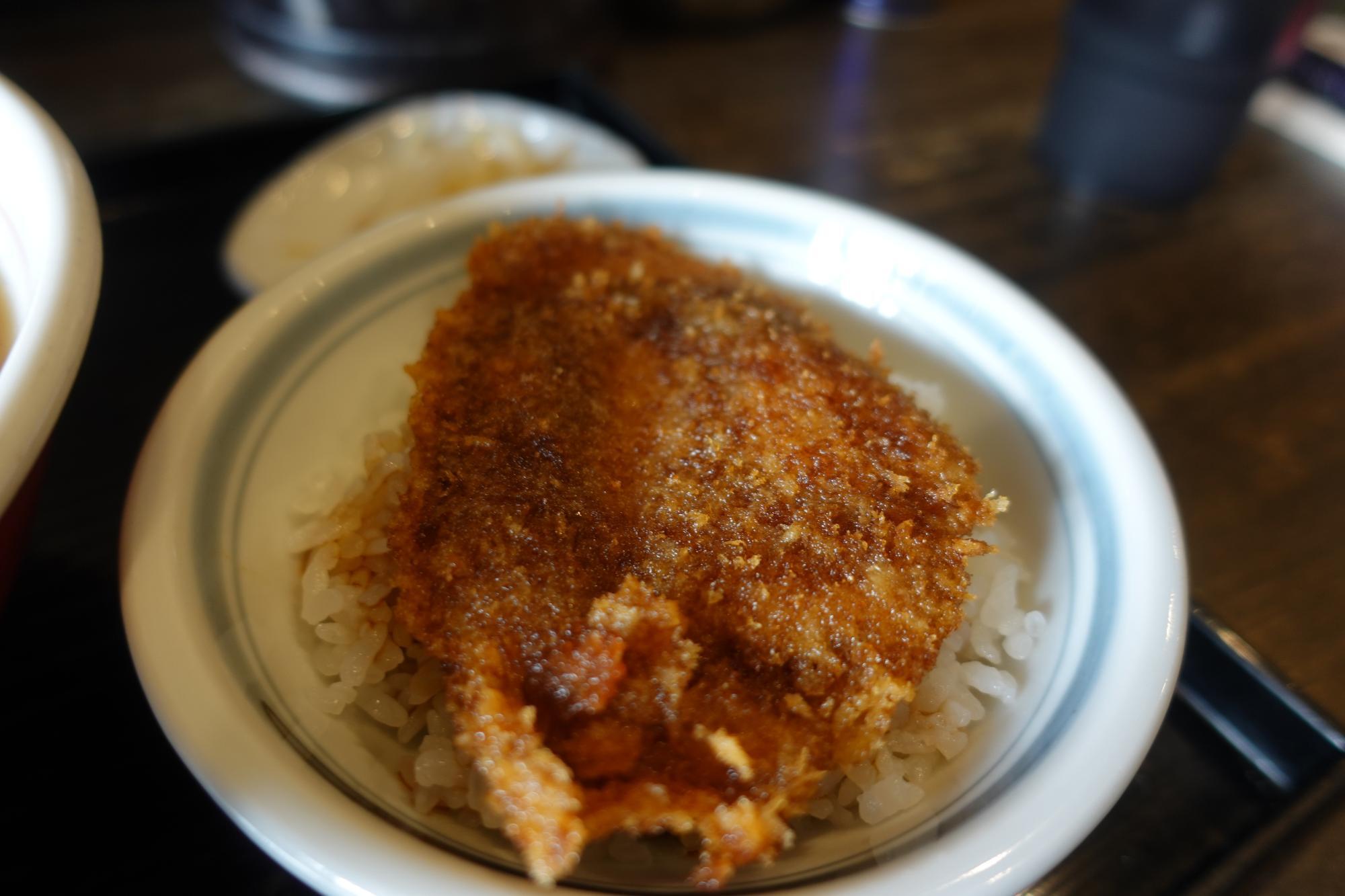 麺&ダイニング 坂新 ミニたれカツ丼