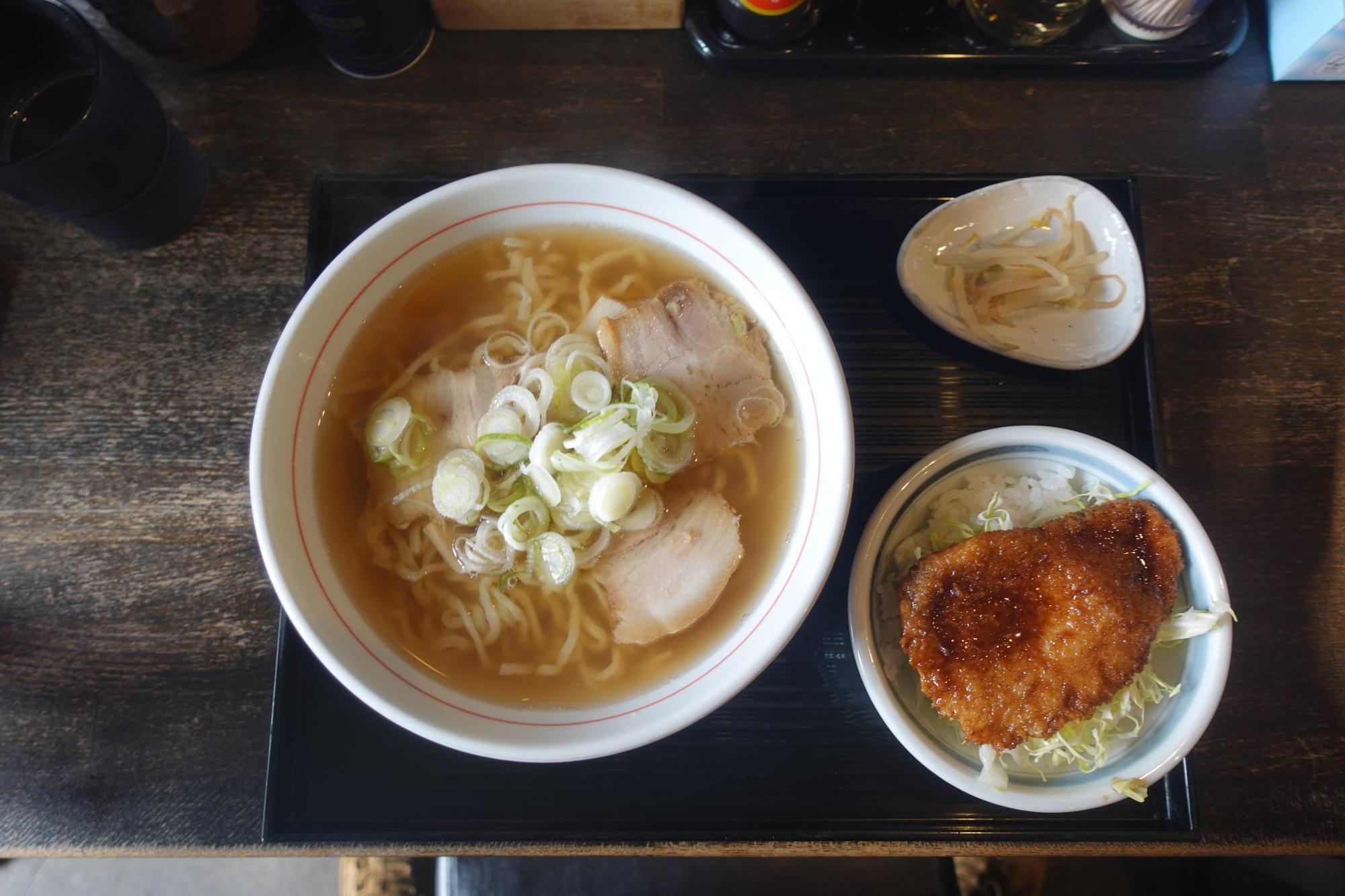 麺&ダイニング 坂新 ラーメン&ミニソースカツ丼