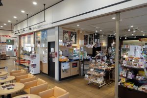 会津バスターミナル カフェ スペース