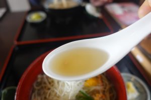 會津 おにやんま 季節限定 紅ズワイ蟹の蕎麦
