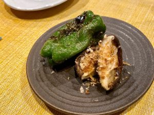 本格炭火焼鳥 萩のや 野菜焼き