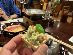 会津地鶏ずんだ和え